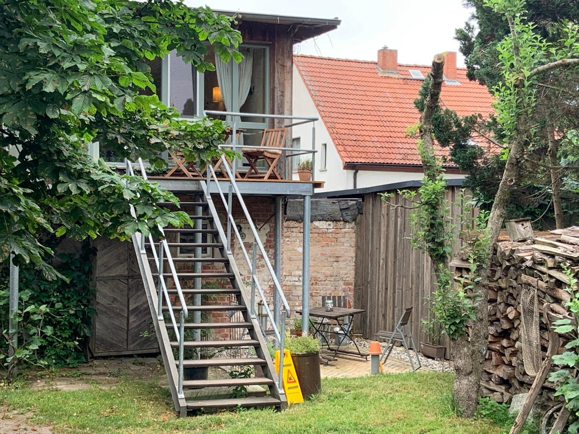 Apartment Zur Alten Boettcherei Kroslin ภายนอก รูปภาพ